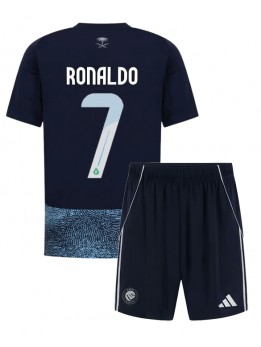 Al-Nassr Cristiano Ronaldo #7 Dječji Gostujuci Dres kompleti 2025-26 Kratak Rukavima (+ kratke hlače)